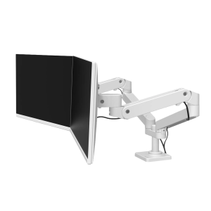 ENDO72 PRO Dual Side-by-Side - Monitor Arm - White
